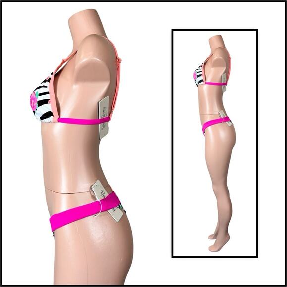 Beach Bunny Alex Micro Triangle Top XL &  Naomi Micro Tango M $170 - Picture 5 of 14